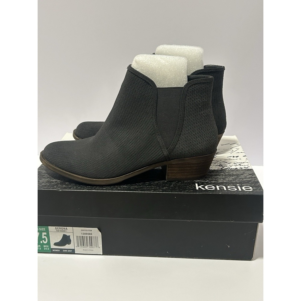 Kenzie Women's Ankle Boots With‎ Zipper Grey size 7.5